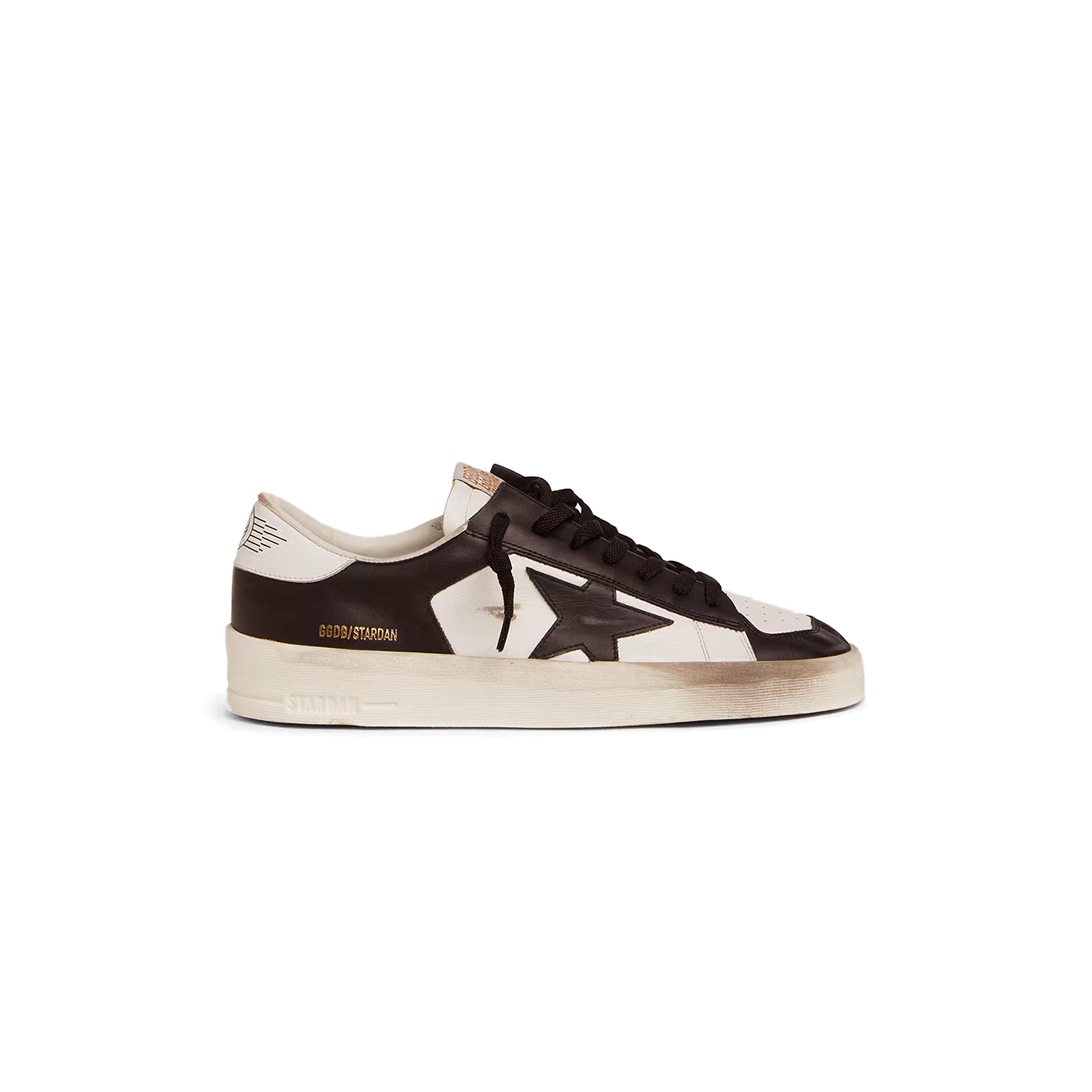 g01den G003e men''s stardan in white and black leather gmf00128